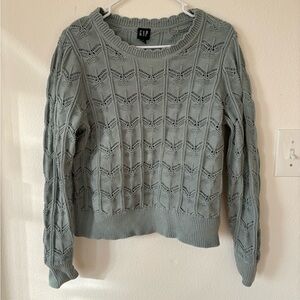 GAP Light Gray Knit Sweater